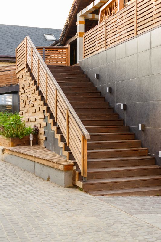 Wooden Banister Installation in Olathe, KS